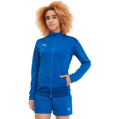Jasje puma teamgoal 23 training jacket w. blauw. dames