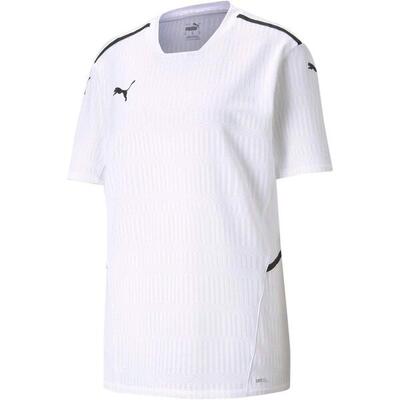 T-shirt puma teamcup jersey. wit. mannen