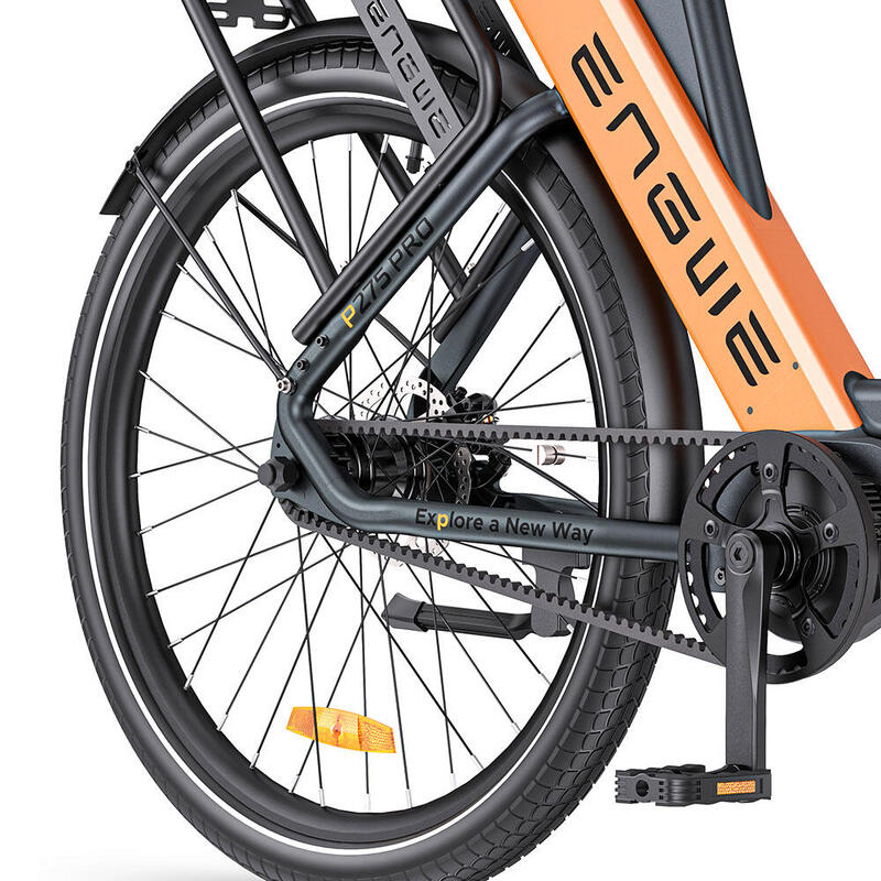 ENGWE P275 Pro elektrische fiets - Zwart Oranje