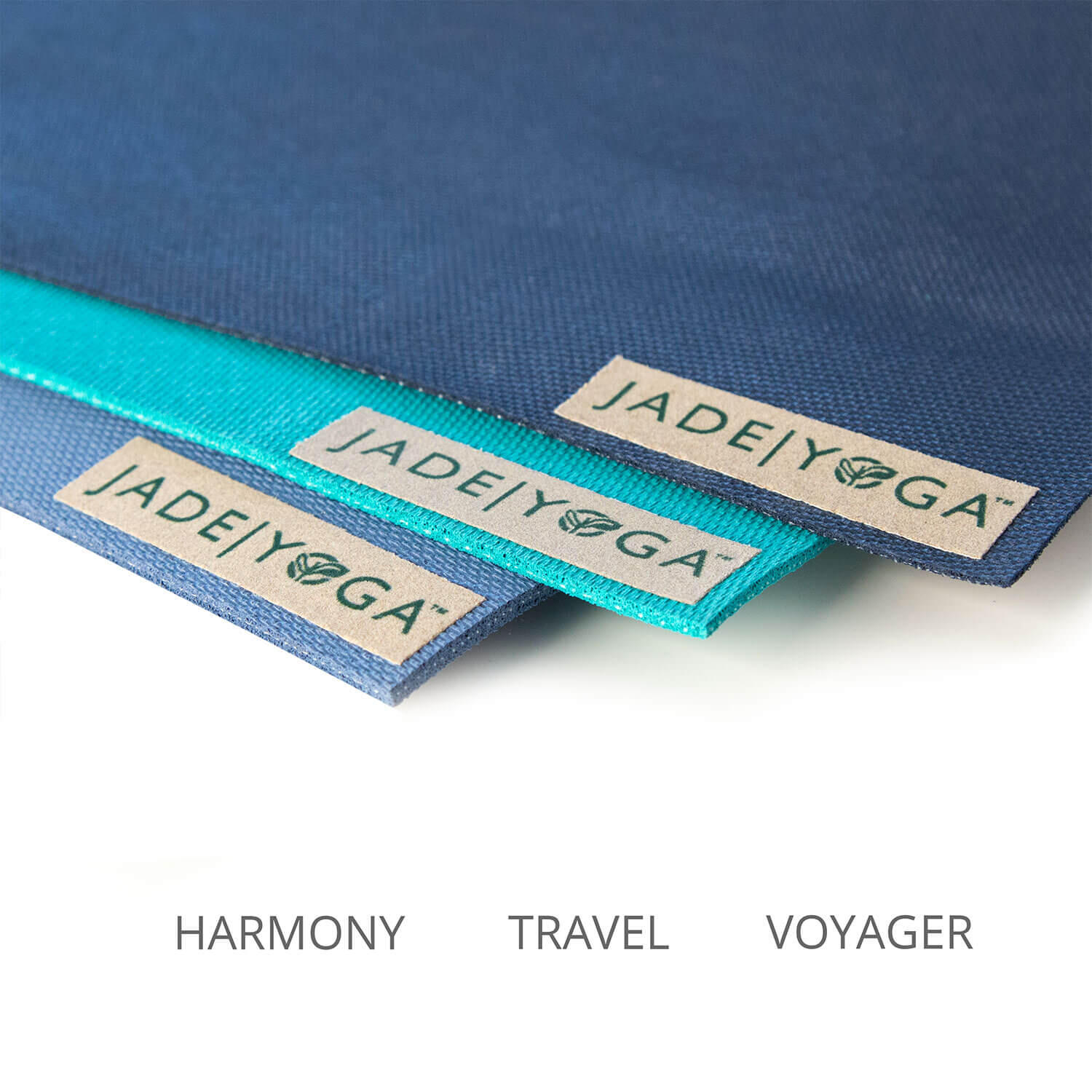 Jade Yoga Harmony 68 Inch Yoga Mat 5mm - Black 3/3