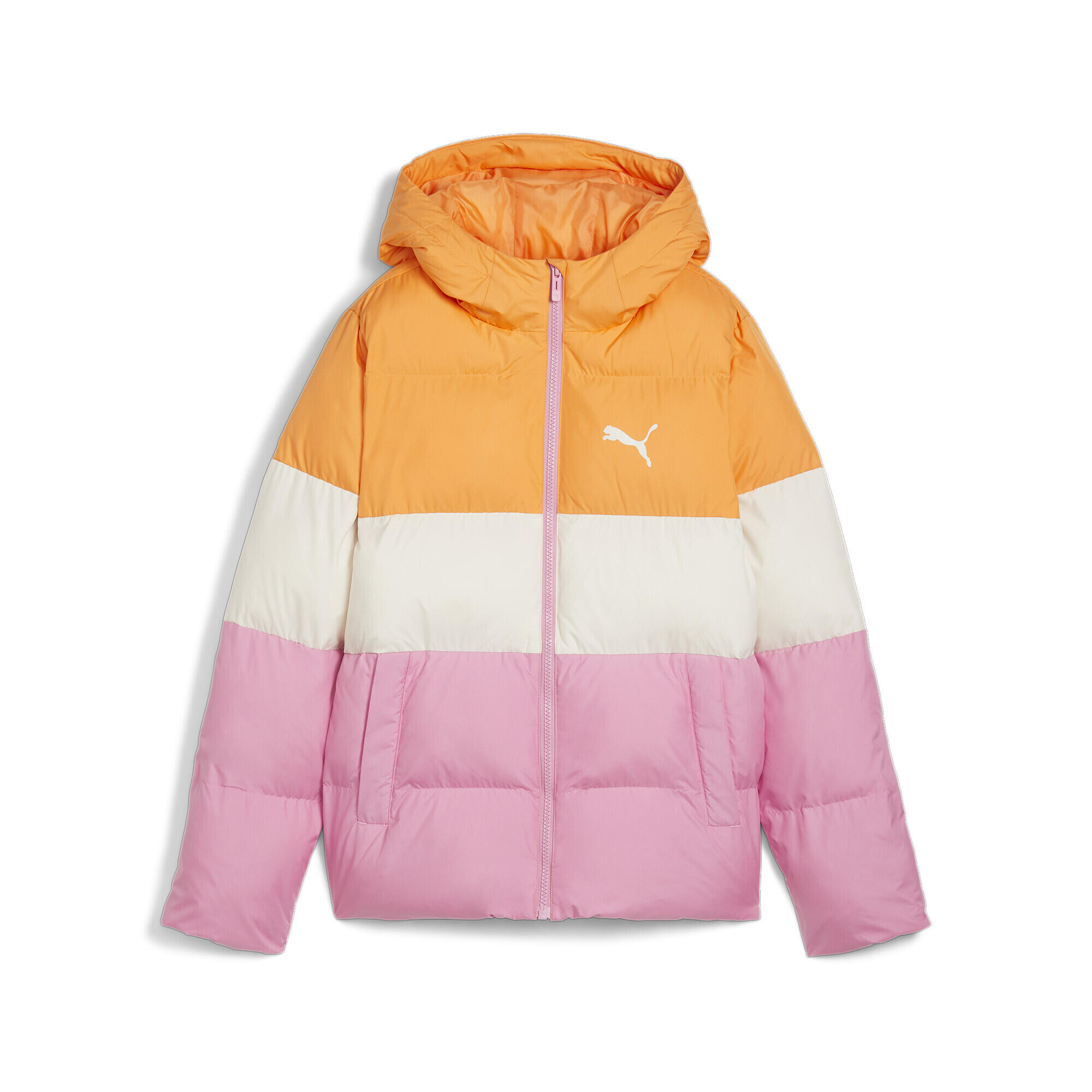 PUMA Bunda s kapucí pro mládež PUMA Mauved Out Pink