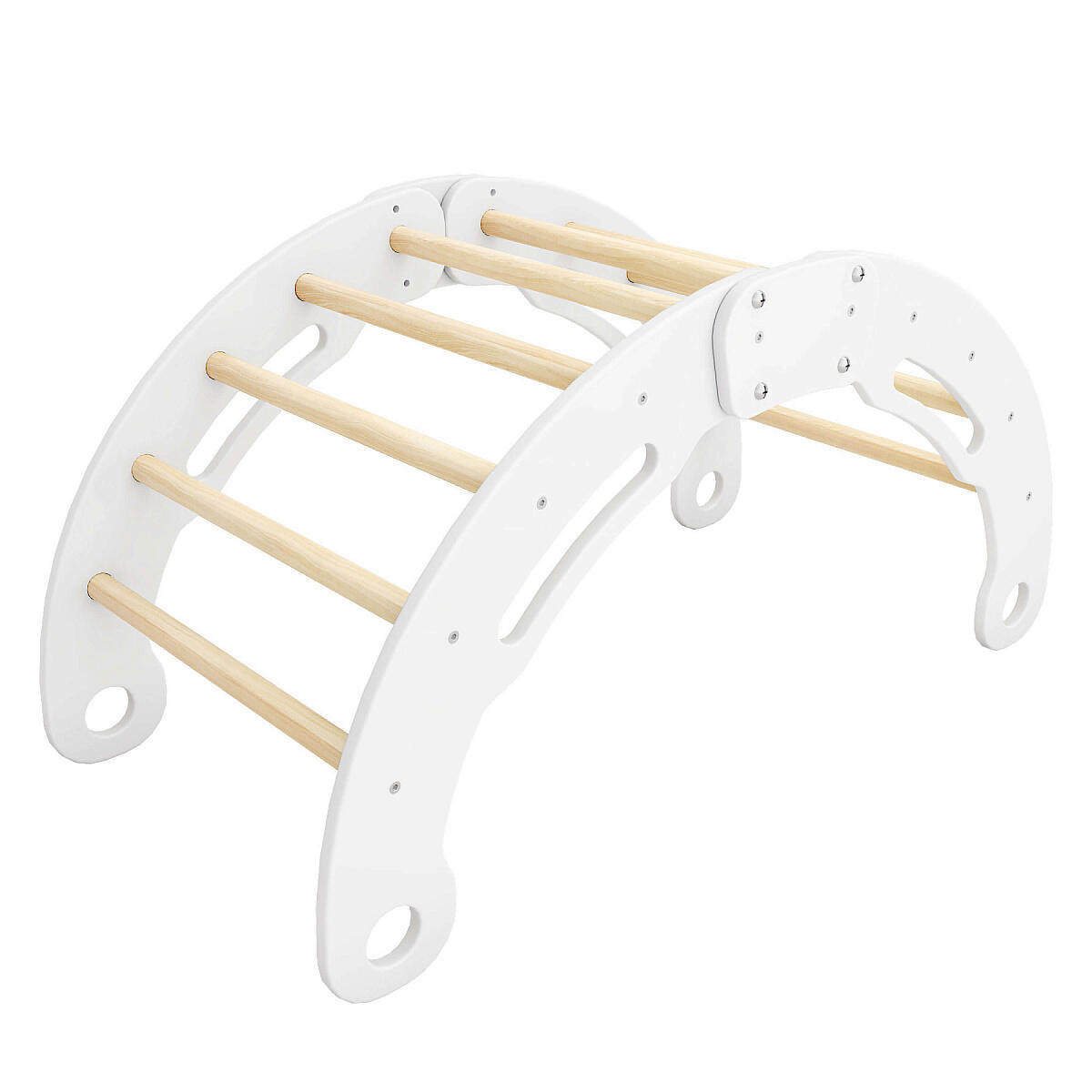 Kinderwippe Babywippe Kletterbogen aus Holz 2/7