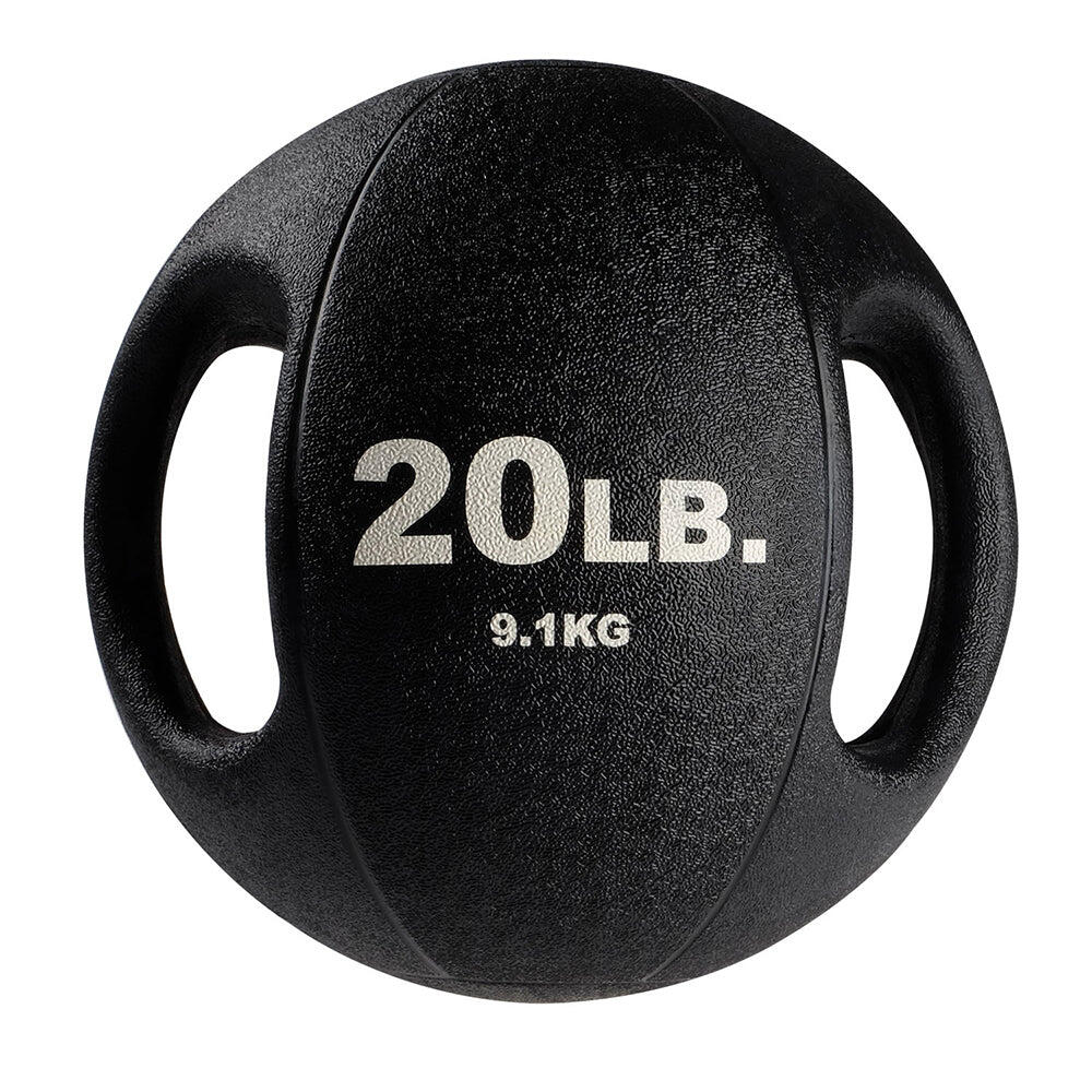 Body-Solid Tools Balle Médecine 2 poignées BSTDMB pour fitness et musculation 1/1