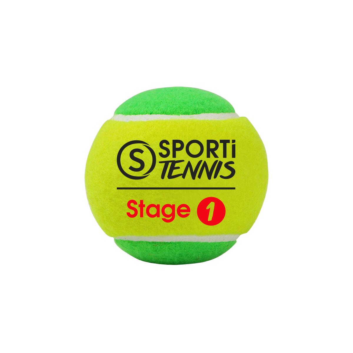 SPORTI FRANCE Zak met 36 tennisballen Sporti Stage 1