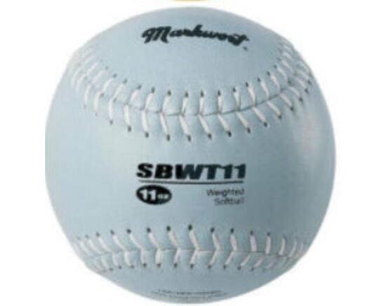 Balle molle en cuir lesté Markwort (SBWT) Poids 11 oz