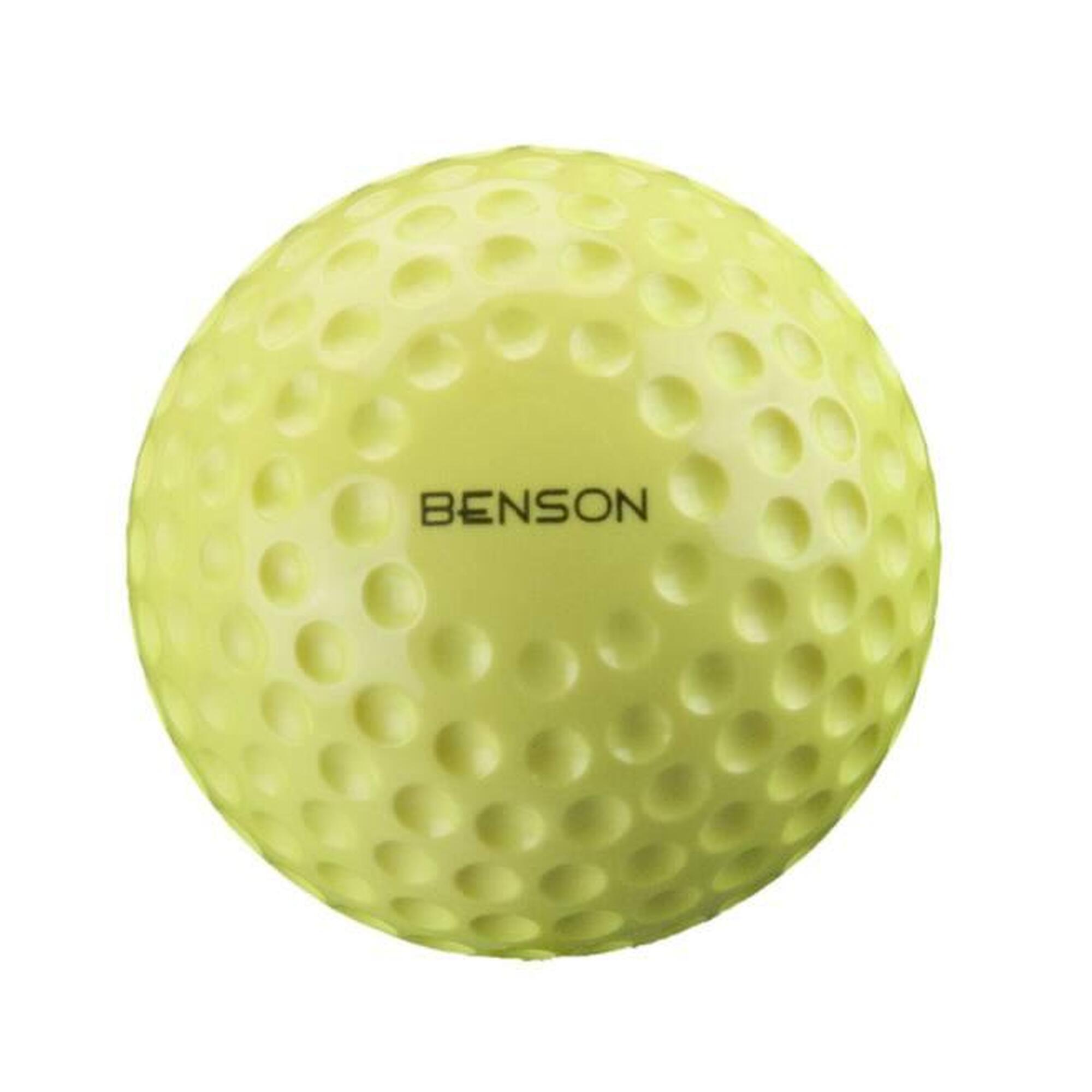Benson - Benson Dimpled Softball - Balle De Baseball - Multicolore|noir - 12 - Decathlon