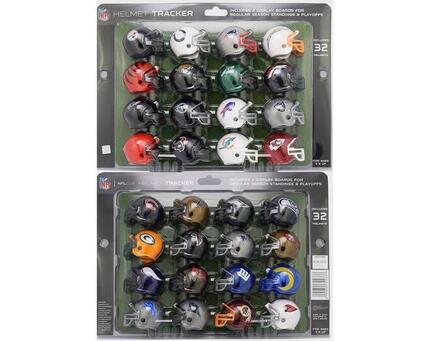 Riddell NFL 32-Teams Micro Replica Football Helmet Tracker Set Fanzone