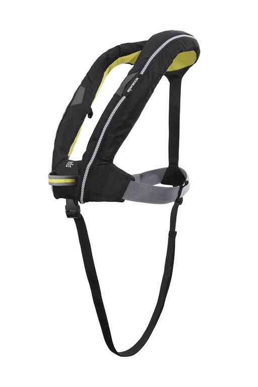 Arnés Chaleco Salvavidas Deckvest Lite+ - Negro 3/4