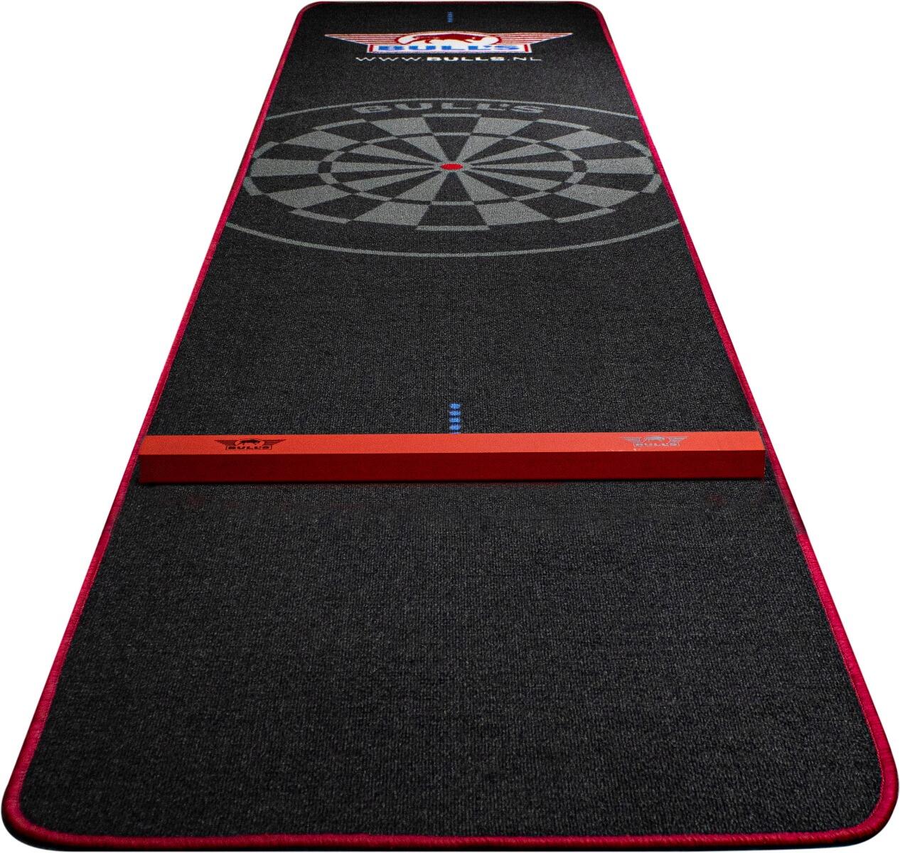 Bull's Carpet Dartmat Zwart/Rood + Oche | 300x65 cm 3/5