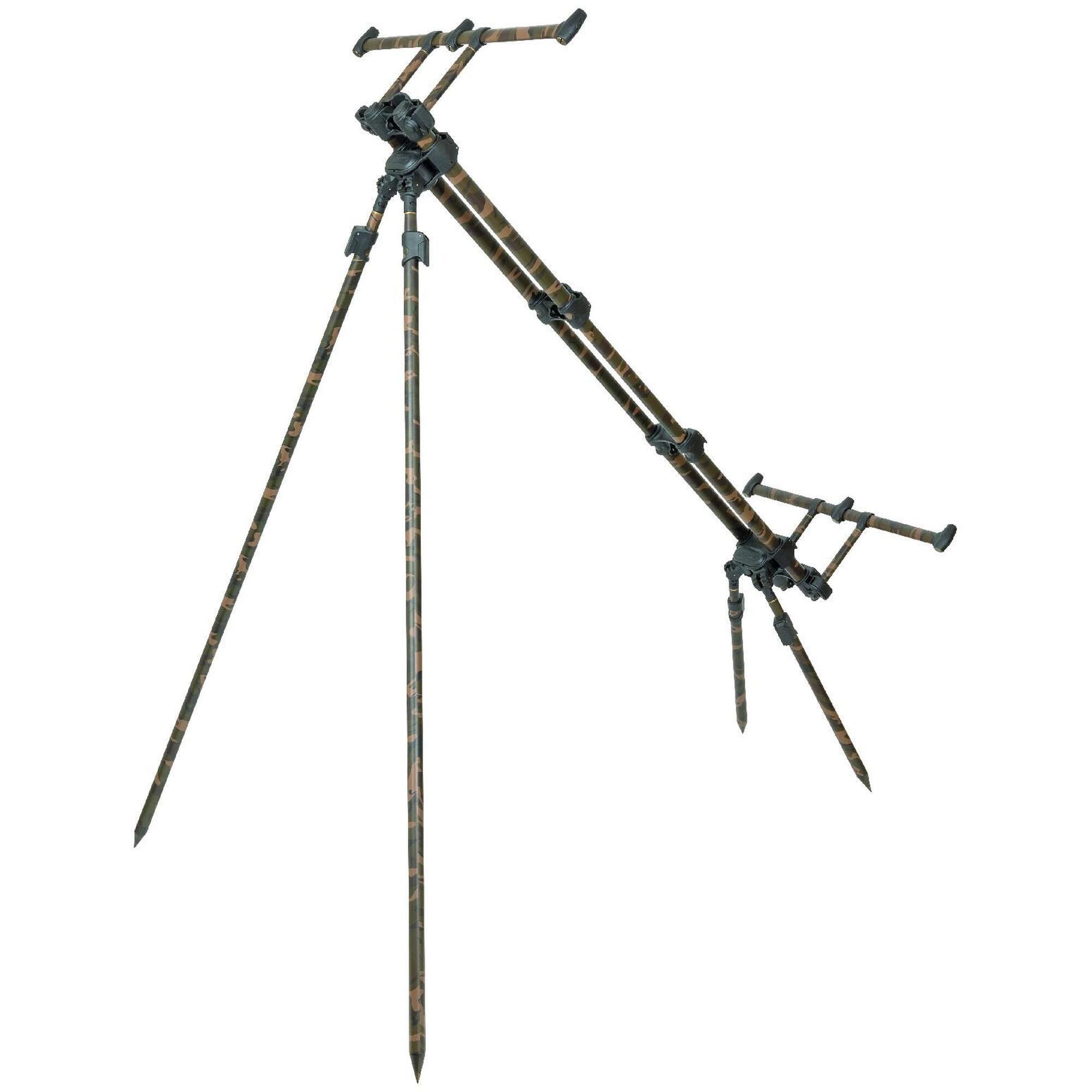 Fox - Fox Ranger Mk2 Camo Pod Inc. 2x 36inch Poten 3 Rod - Rod Pod - Noir - Taille Unique - Decathlon