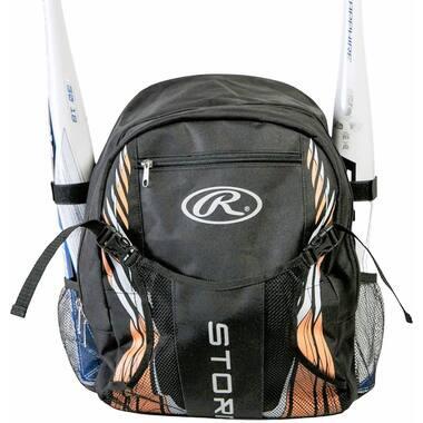 Zaino da softball Rawlings GBRSTBK3 Storm per ragazze. colore arancione