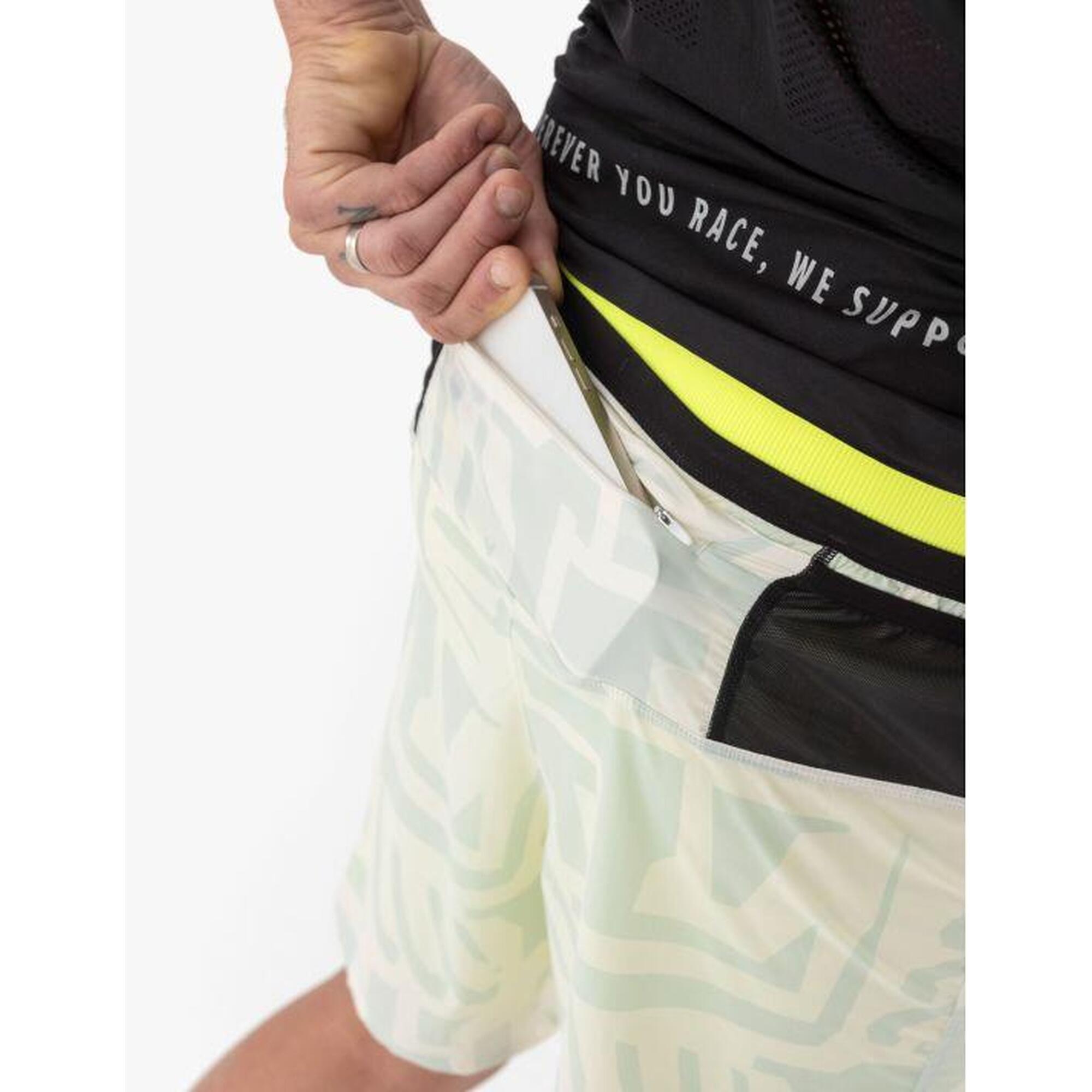 Spodenki do biegania 2w1 męskie Compressport Trail Racing 2-in-1 Short