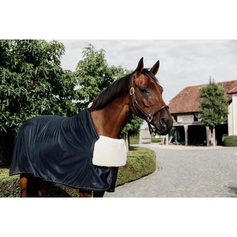 Horse BIB protection poitrail mouton naturel