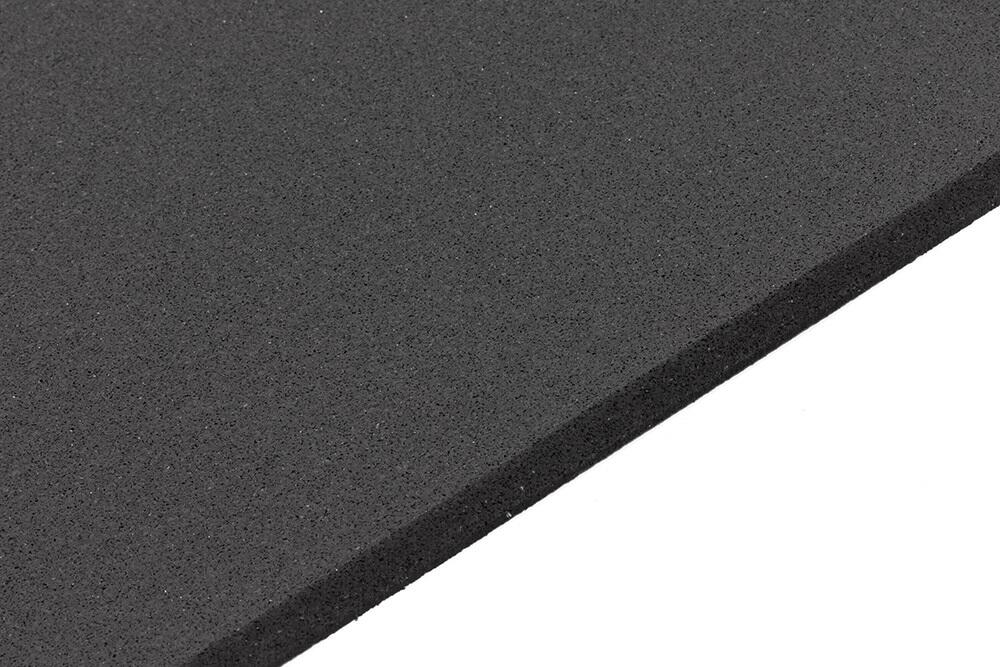Carrelage Puzzle Sol sportif 10mm - 106x106cm - Pièce d'angle Noir 2/6