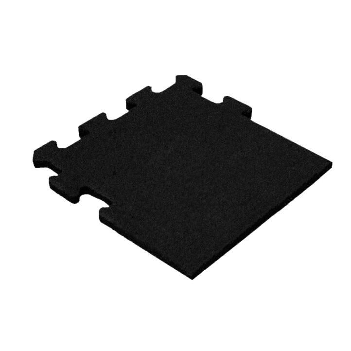 IVOL Piastrella puzzle in gomma 15 mm - 50 x 50 cm - Nera - Parte laterale