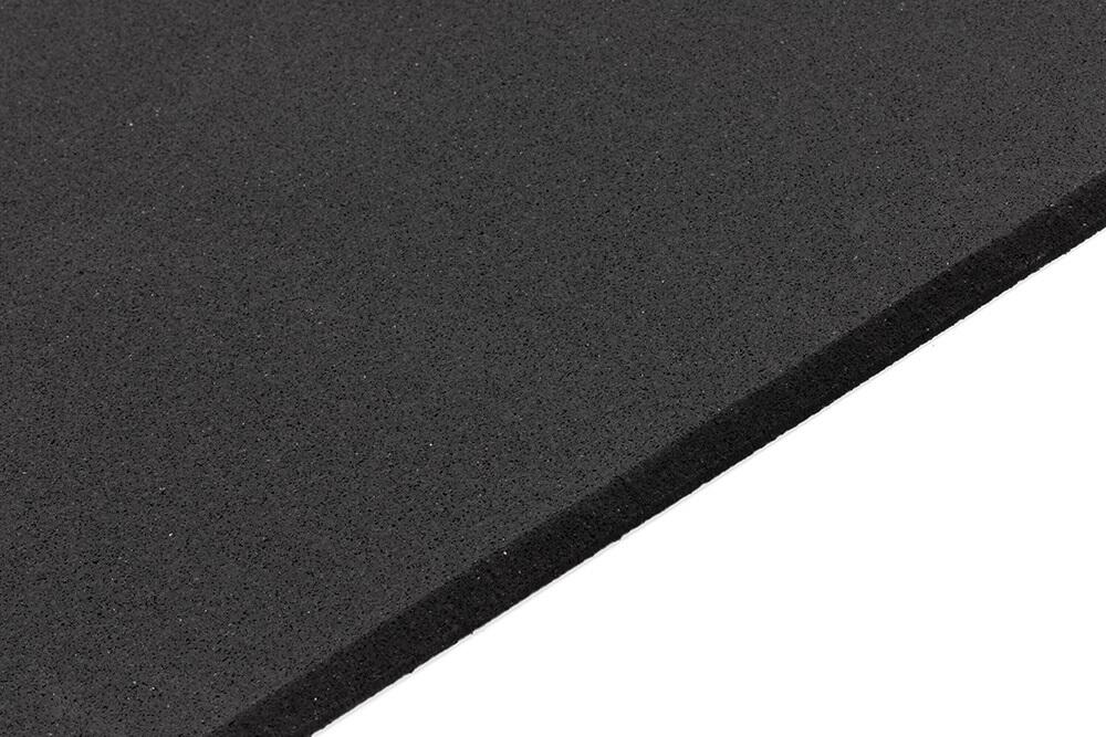 Carreau de puzzle de sol sportif 10 mm - 106 x 106 cm - Pièce latérale noire 4/4