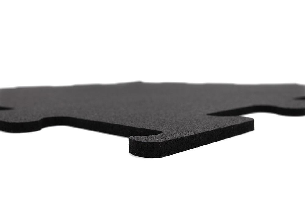 Carrelage Puzzle Sol Sportif 10mm - 106x106cm - Pièce centrale Noir 3/4