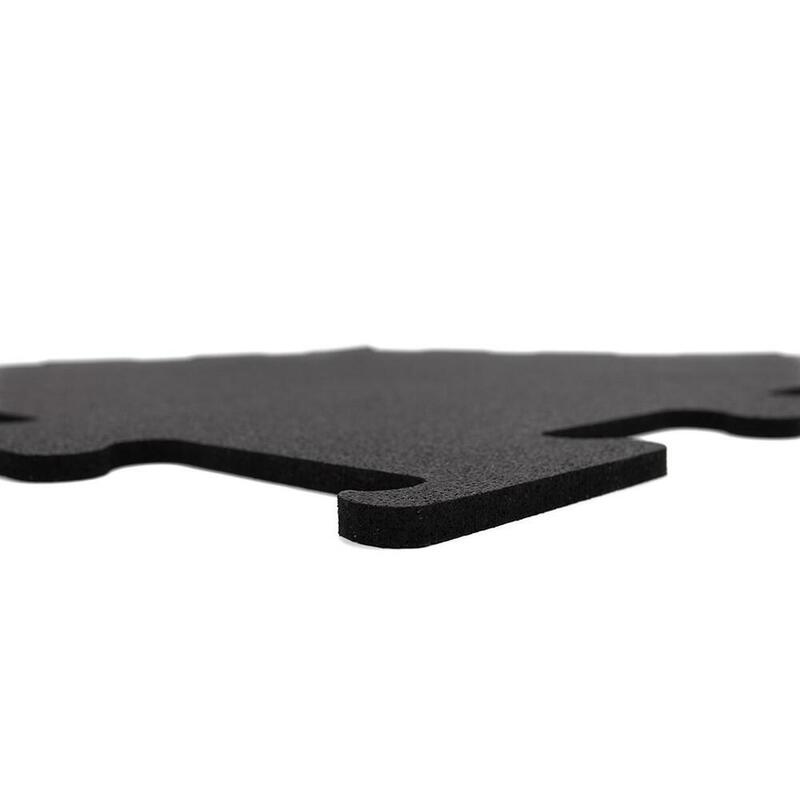 Placă Puzzle Sport pentru Pardoseală 10mm - 106x106cm - Piesă Centrală Neagră