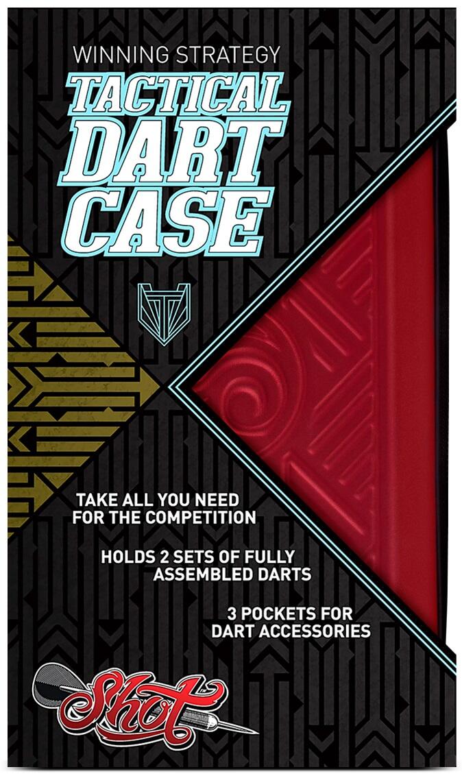 Shot Tactical Dart Case Red 2/3