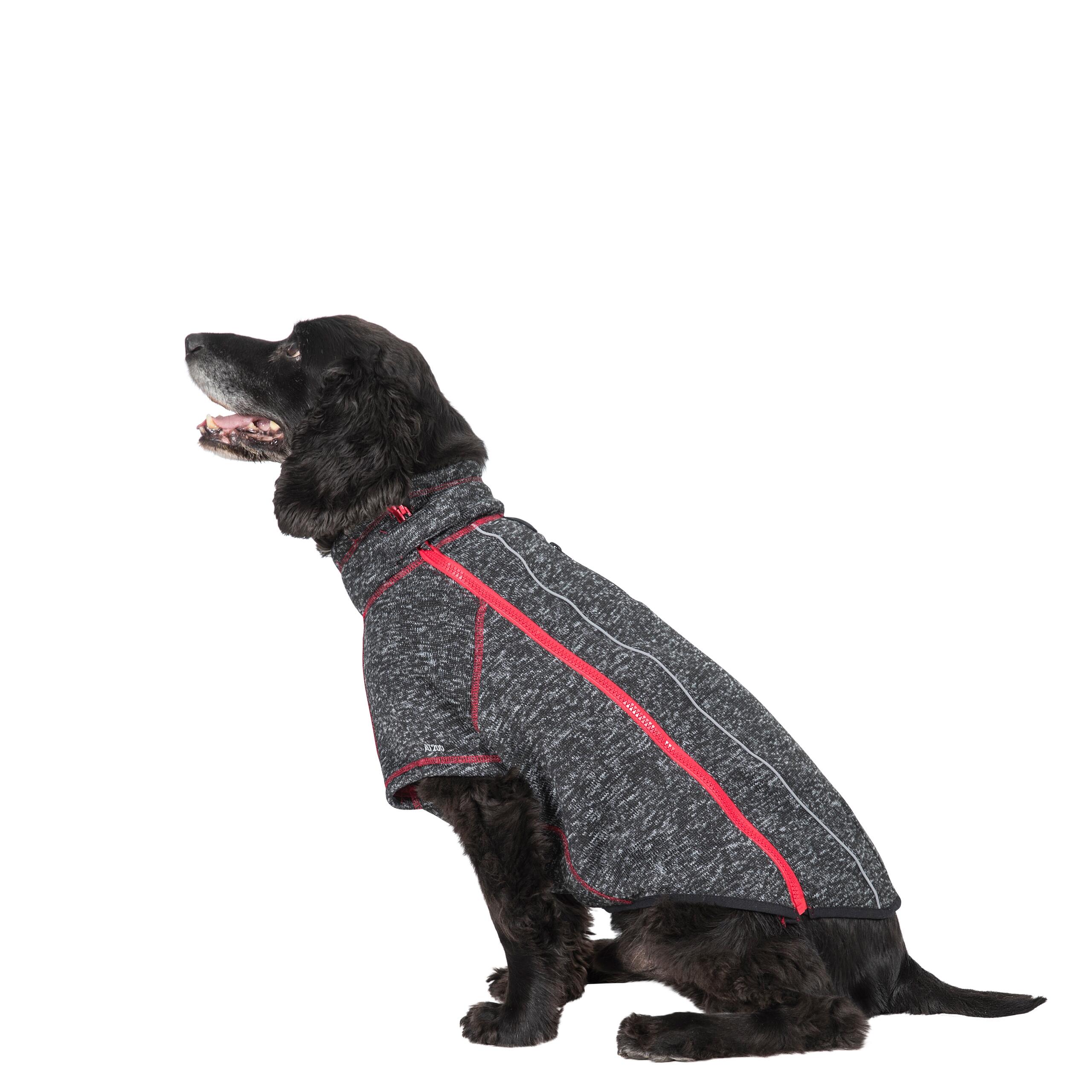Midweight Fleece Dog Jacket with Reflective Detailing Boomer 1/5