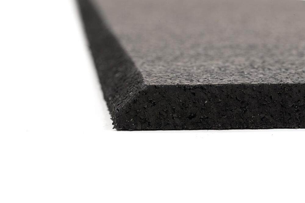Carrelage Puzzle Sol sportif 10mm - 106x106cm - Pièce d'angle Noir 4/6