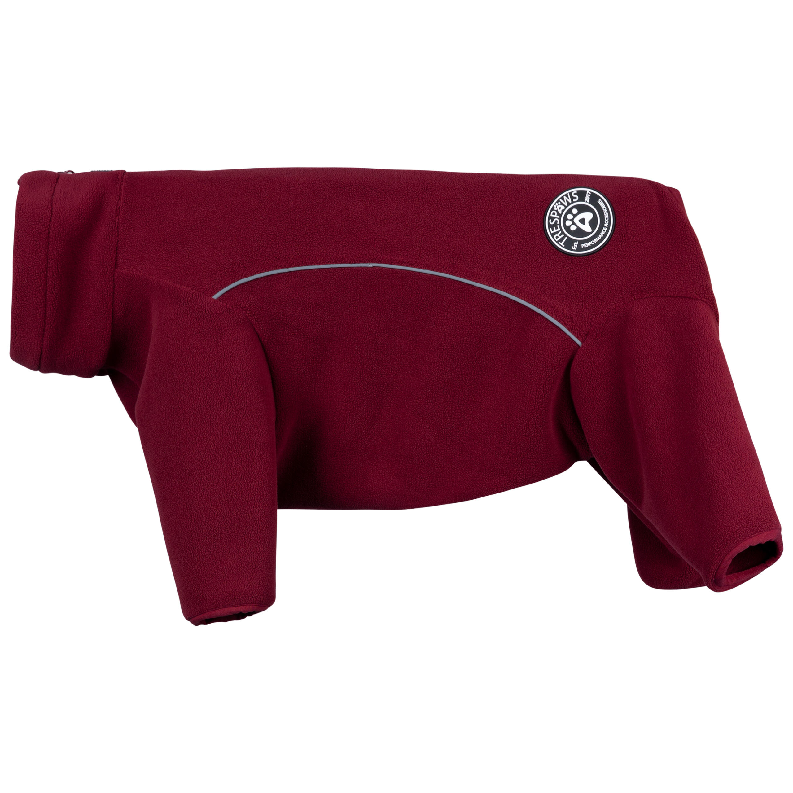 Stretch Fleece Dog Jacket Reflective Detailling Full Body Cover Rickie 1/2