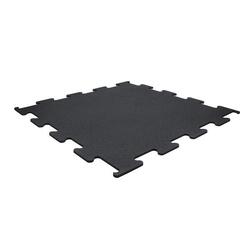 Carrelage Puzzle Sol Sportif 10mm - 106x106cm - Pièce centrale Noir