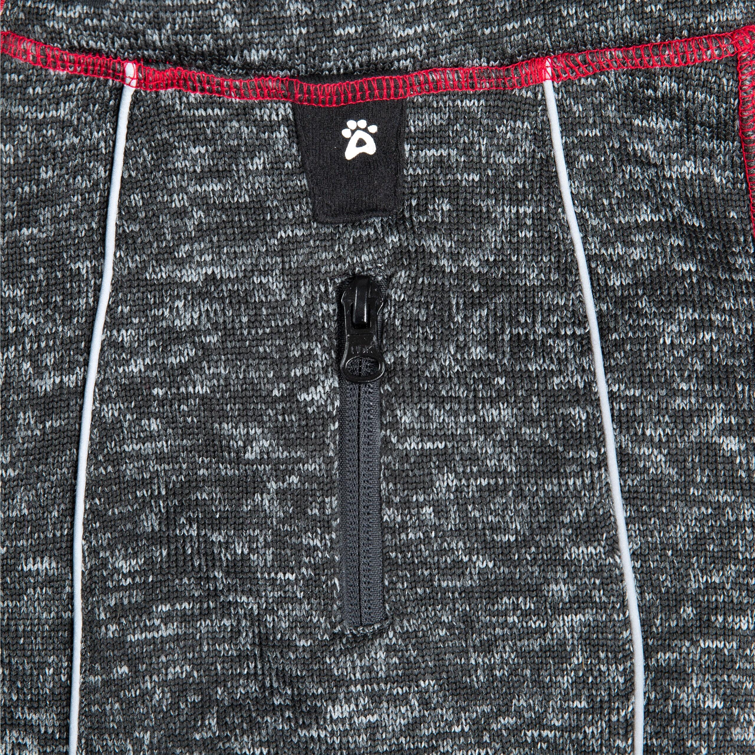 Midweight Fleece Dog Jacket with Reflective Detailing Boomer 3/5
