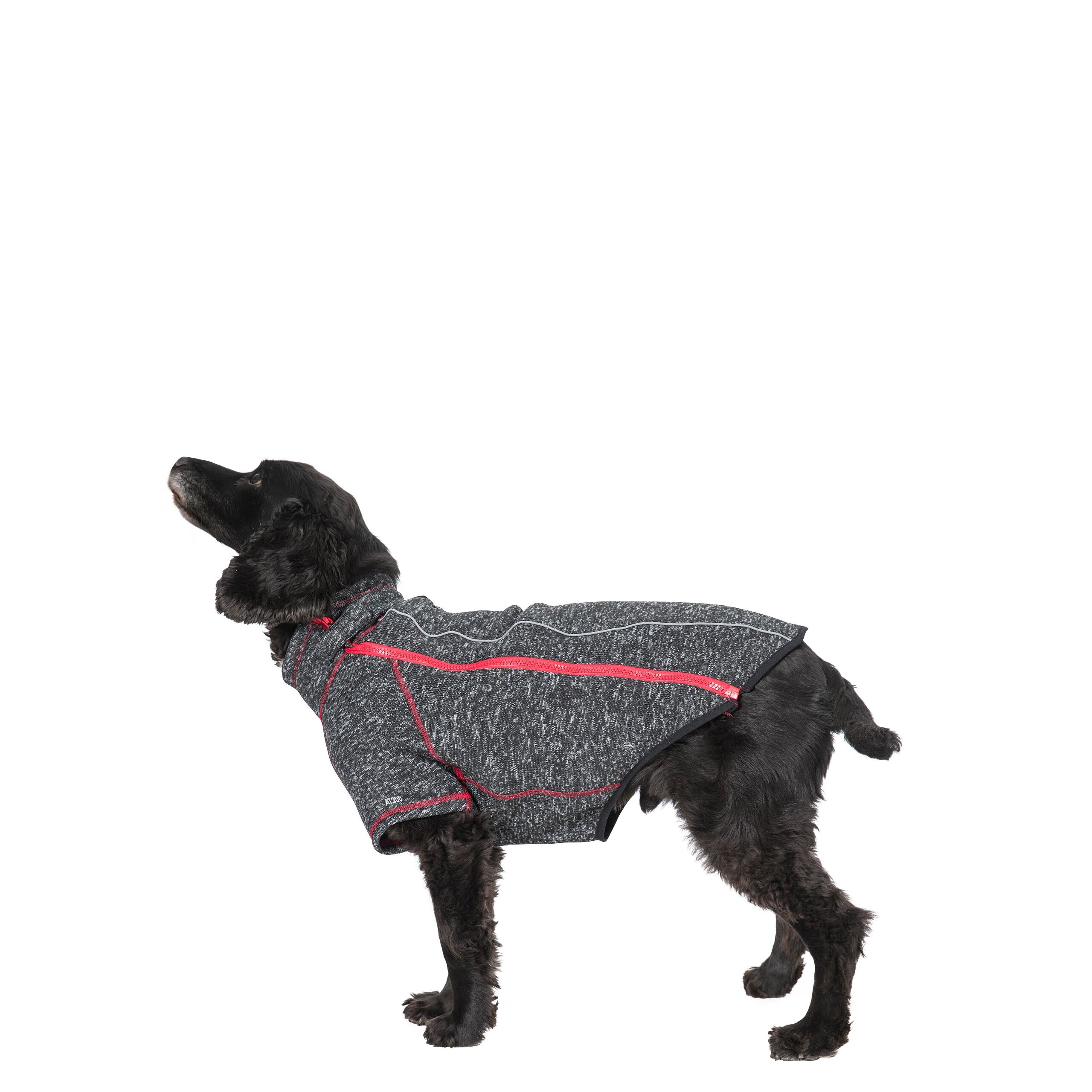 Midweight Fleece Dog Jacket with Reflective Detailing Boomer 2/5