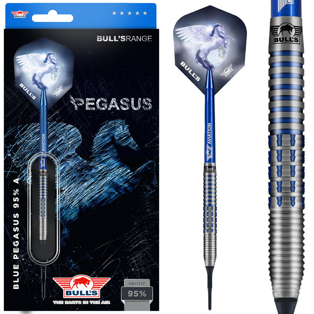 BULL'S Bull's Softtip Blue Pegasus 95% A 18 gram
