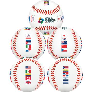 RAWLINGS Bola de basebol Rawlings WBC All Flags 2023