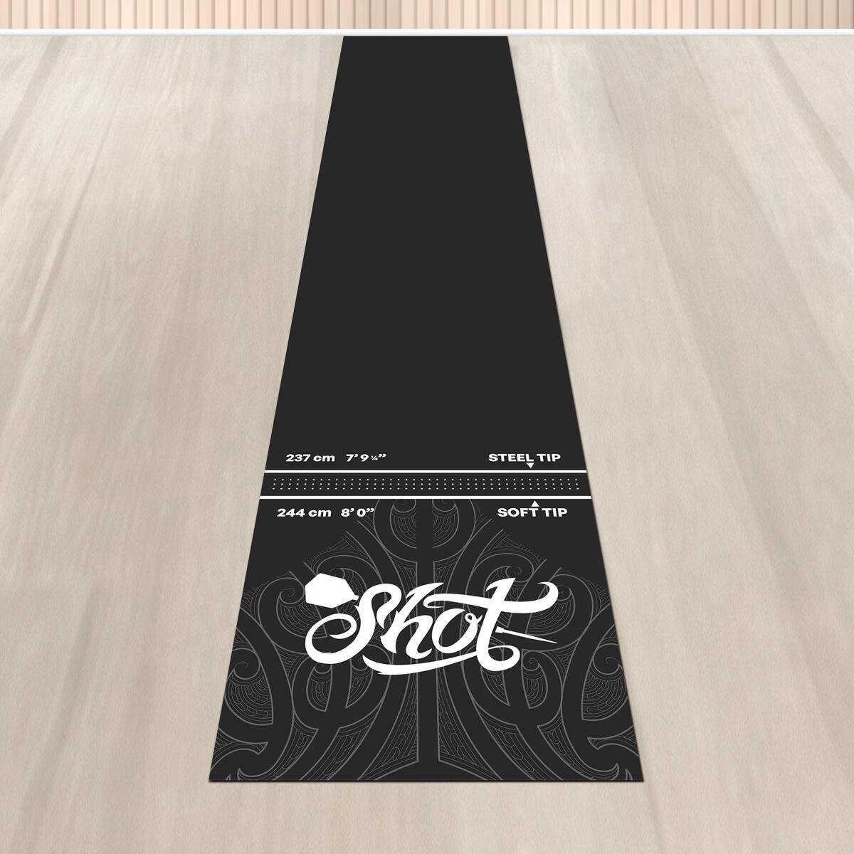 Shot Rubber Dartmat | 300x62 cm 3/3