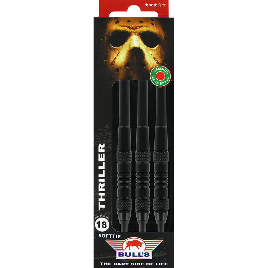 Bull's Softtip Thriller Black Brass 18 gram 7/7