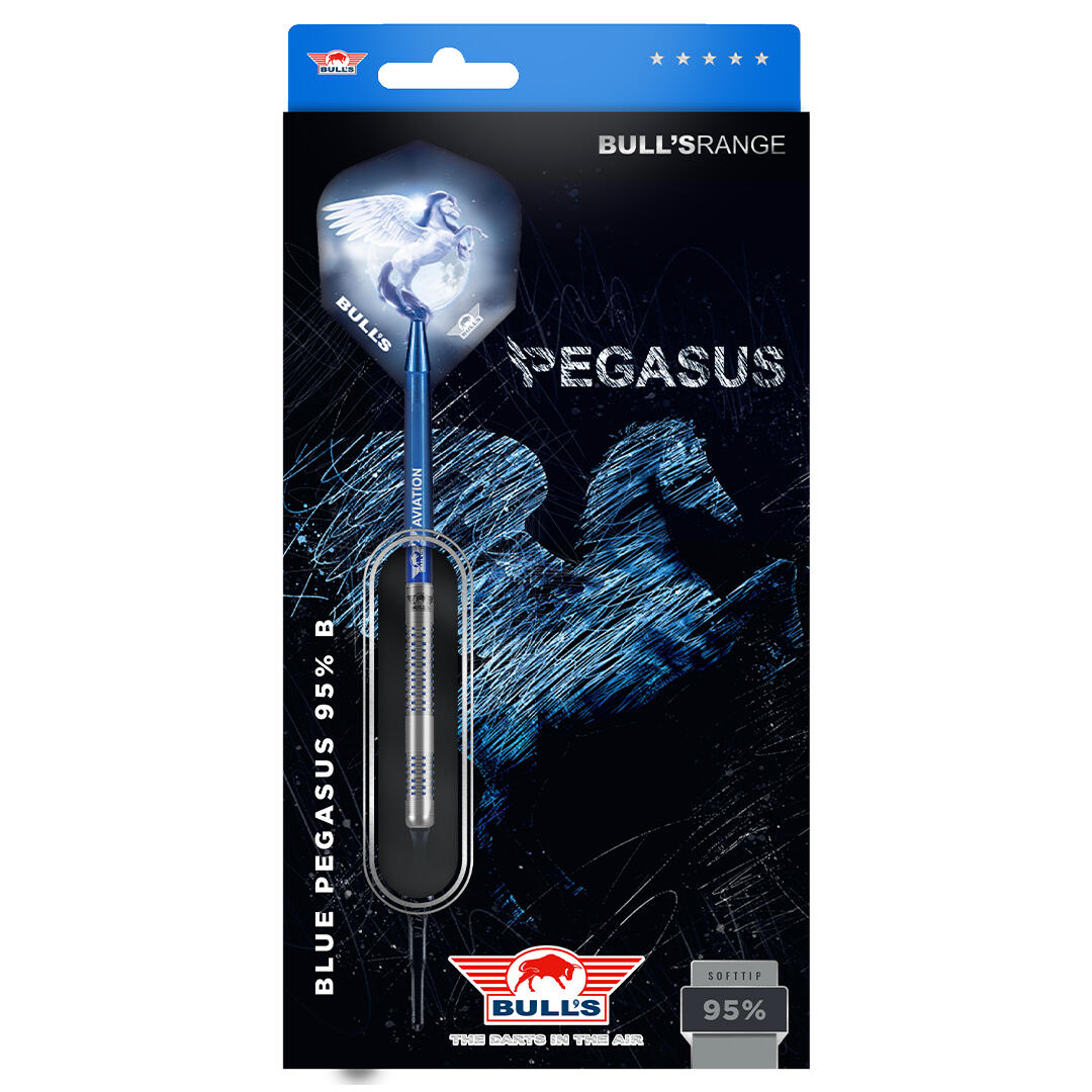 Bull's Softtip Blue Pegasus 95% B 20 gram 4/5