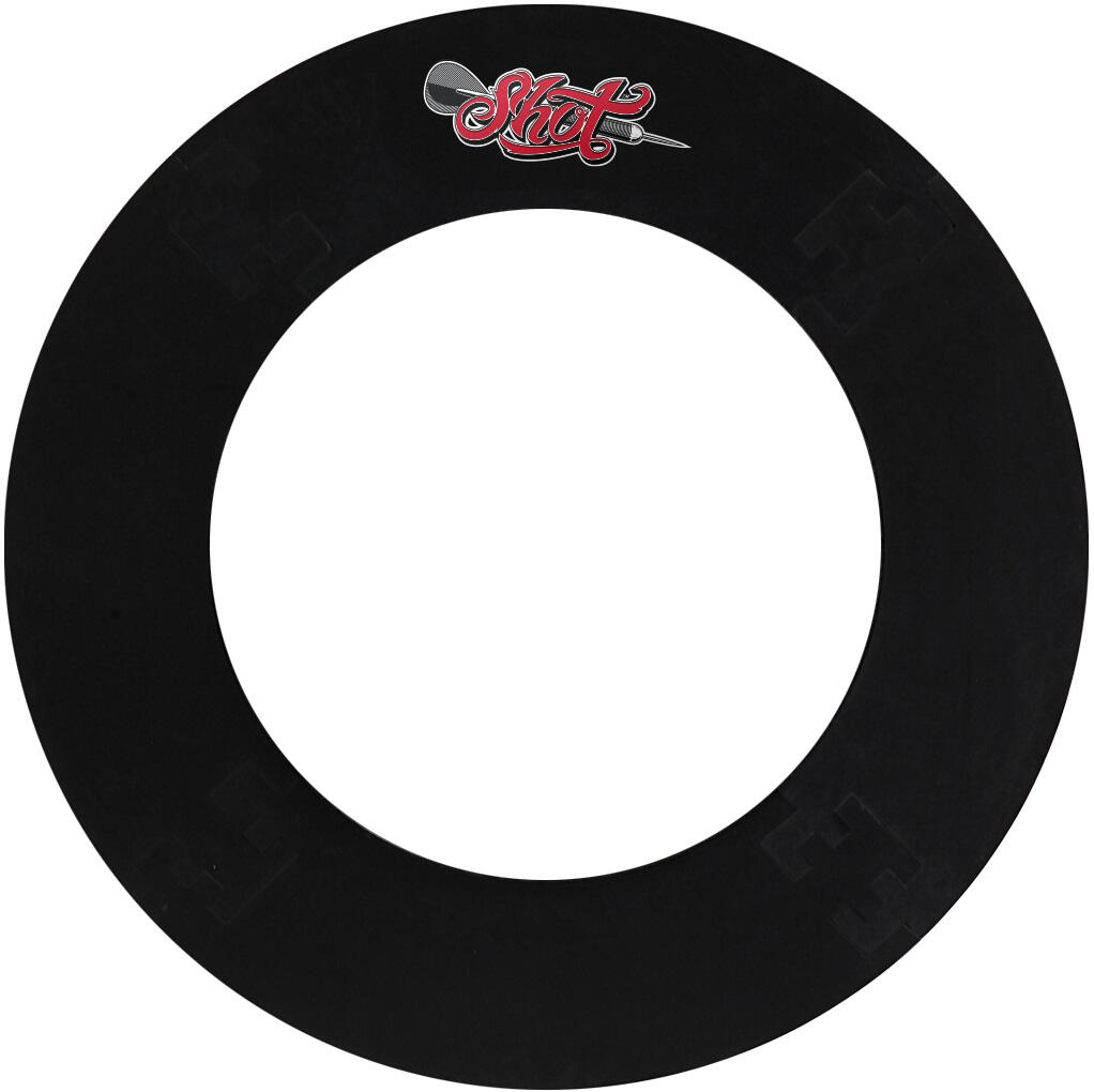 Shot 4pce Dartboard surround Black 1/3