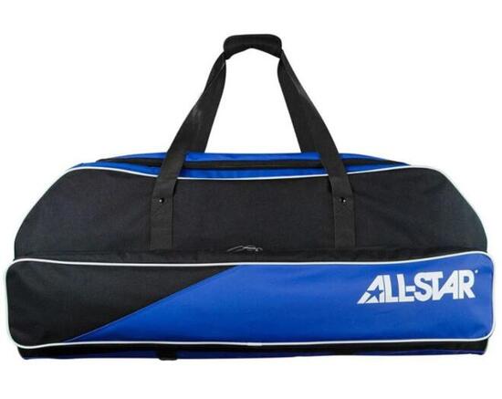 All Star BB2 Pro Model Duffle Bag w/bat Sleeve Color Royal Baseball/Softball