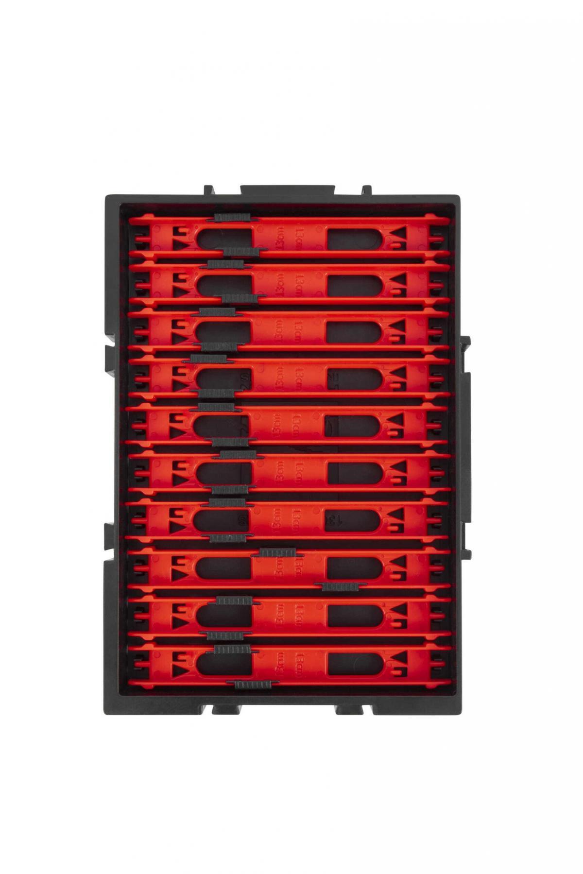 PRESTON INNOVATIONS Preston Interlok Winder Tray With 10 Winders 13Cm Red