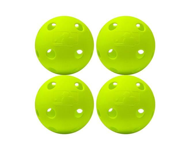 FRANKLIN Franklin MLB Indestruct-A-Ball Softball gelb - 4er Pack