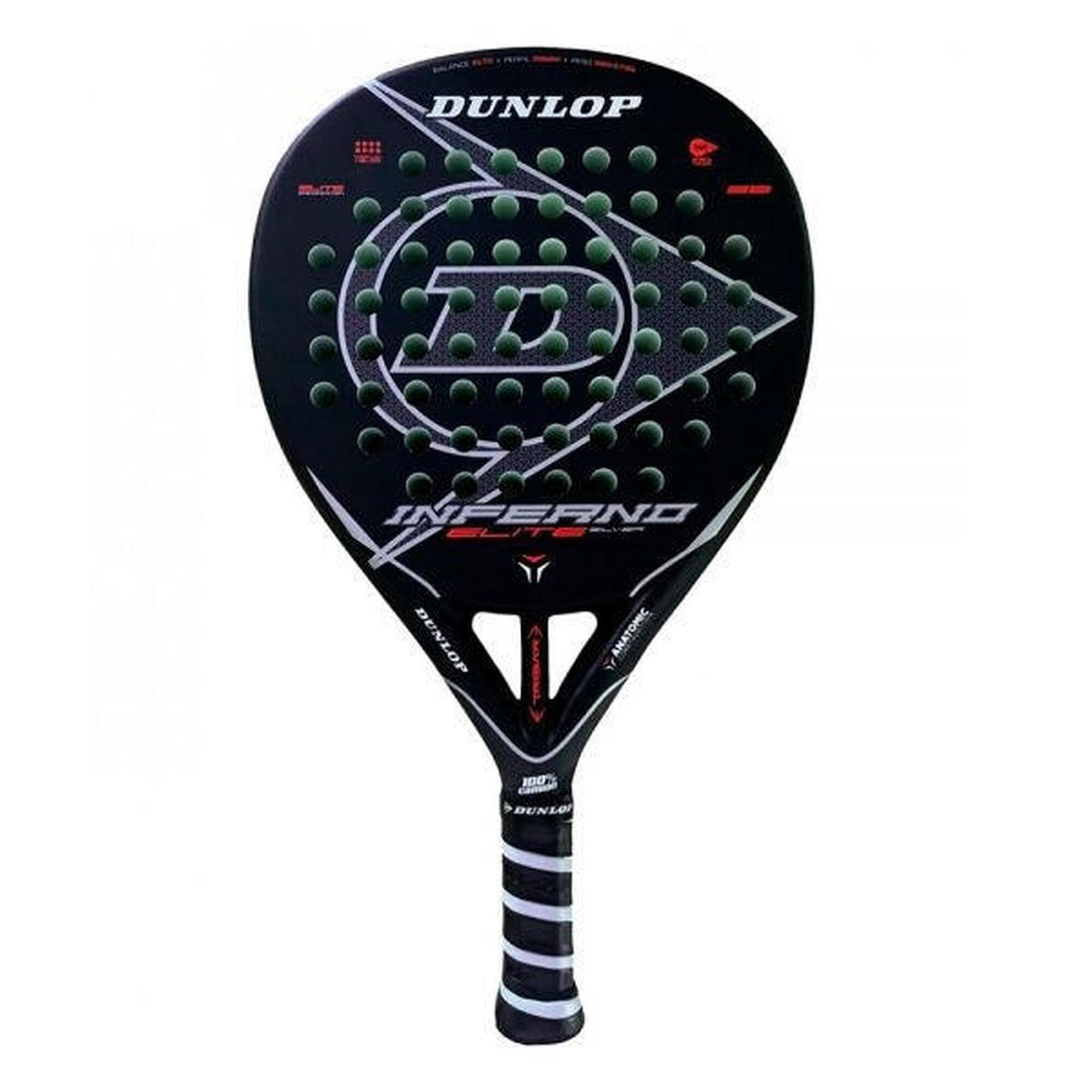 Pala de Pádel Dunlop Inferno Elite Silver G1 HL