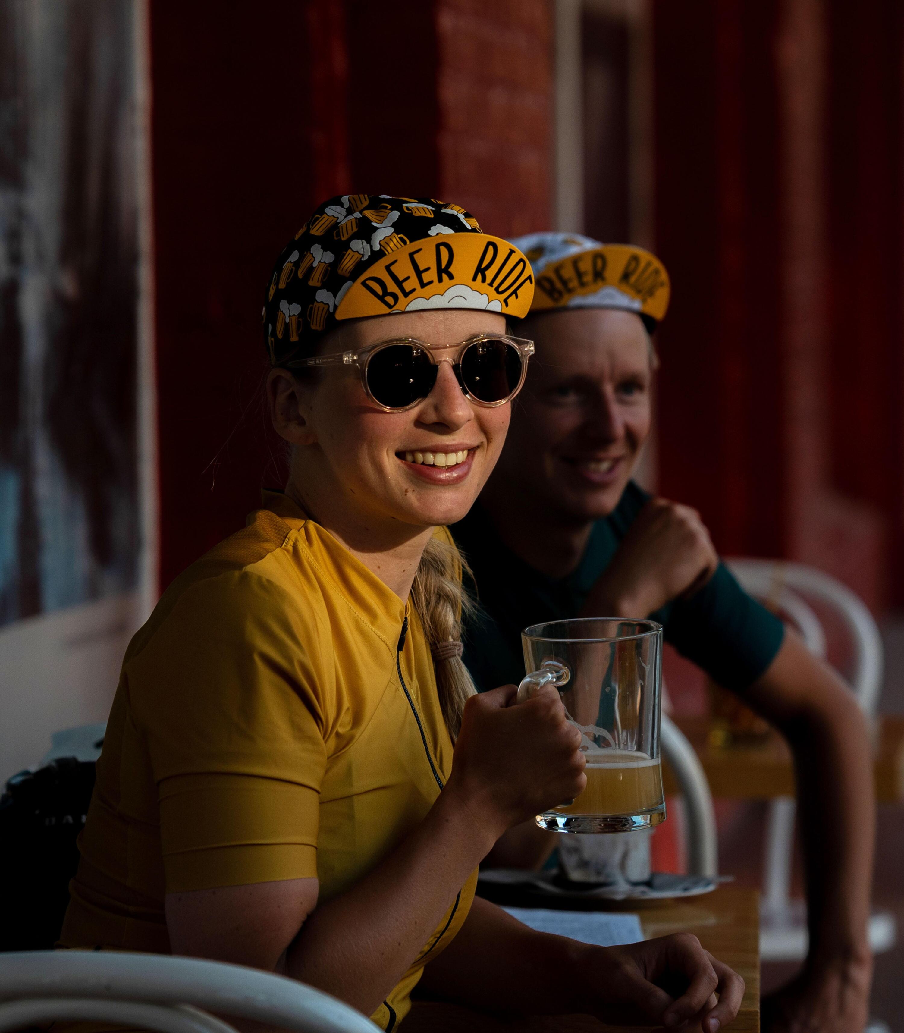 Czapeczka Kolarska Pod Kask Beer Ride 4/5
