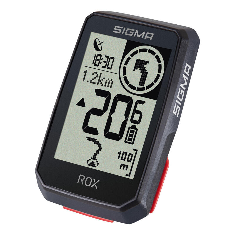 GPS Fahrradcomputer Sigma ROX 2.0 GPS mit Standard Lenkerhalterung - Schwarz