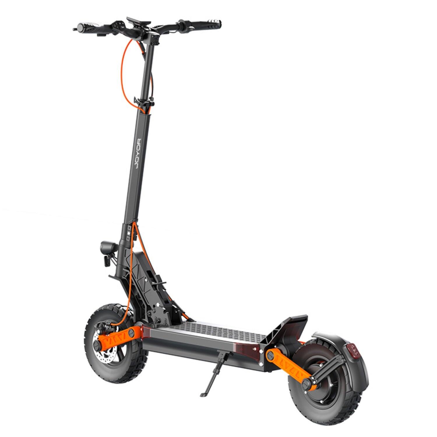 JOYOR S5-Z Plegable Patinete Eléctrico 600W 48V13AH 10" Frenos de Disco Negro 4/5
