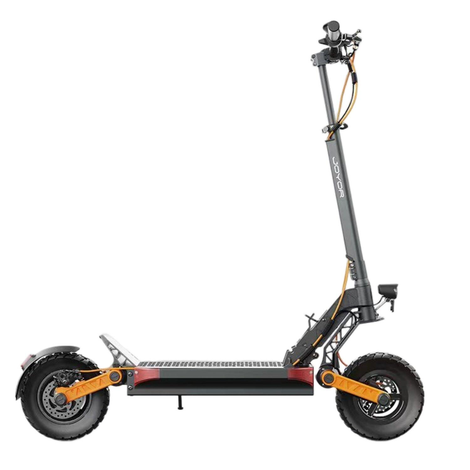 JOYOR S5-Z Plegable Patinete Eléctrico 600W 48V13AH 10" Frenos de Disco Negro 3/5