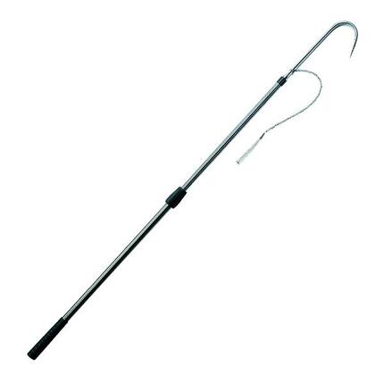 Aluminium Teleskop-Gaff mit rutschfestem Gummigriff, 80-132 cm lang