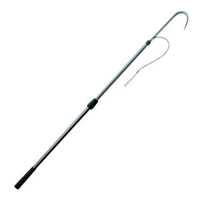 Aluminium Teleskop-Gaff mit rutschfestem Gummigriff. 80-132 cm lang