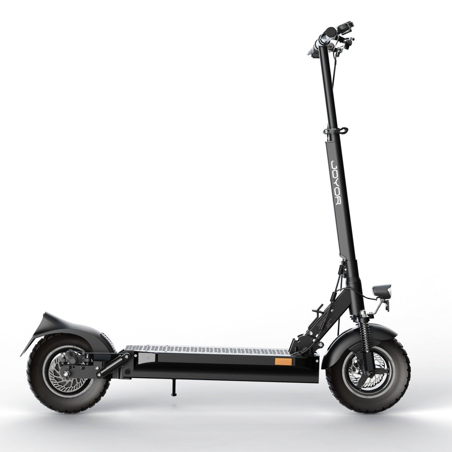 Patinete elétrico joyor y8-s certificação abe - 48v26ah 10 polegadas - preto