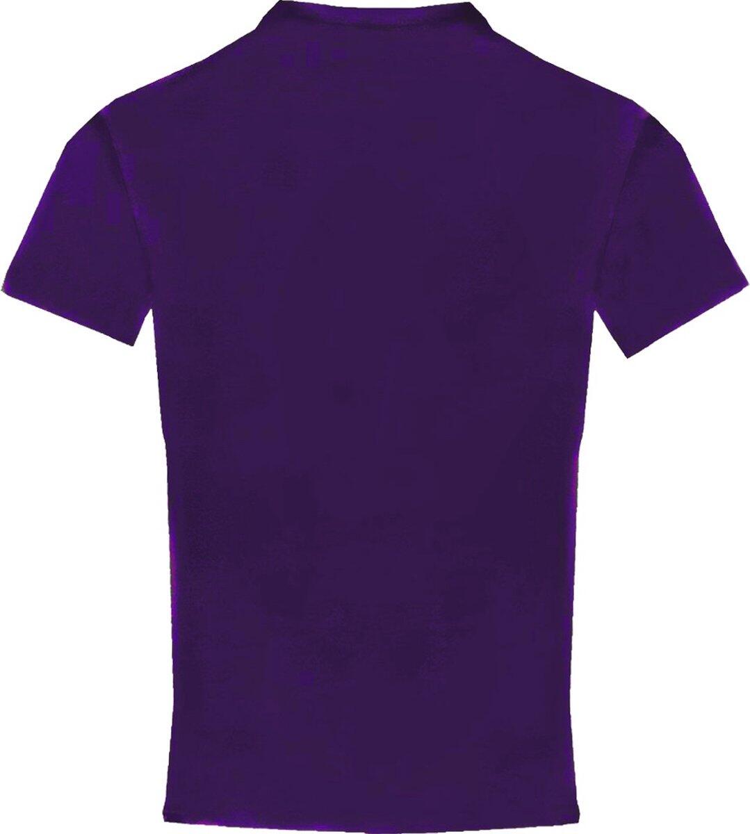 Camiseta manga corta Pro Compression Hombre interior Morado Mediana 5/5