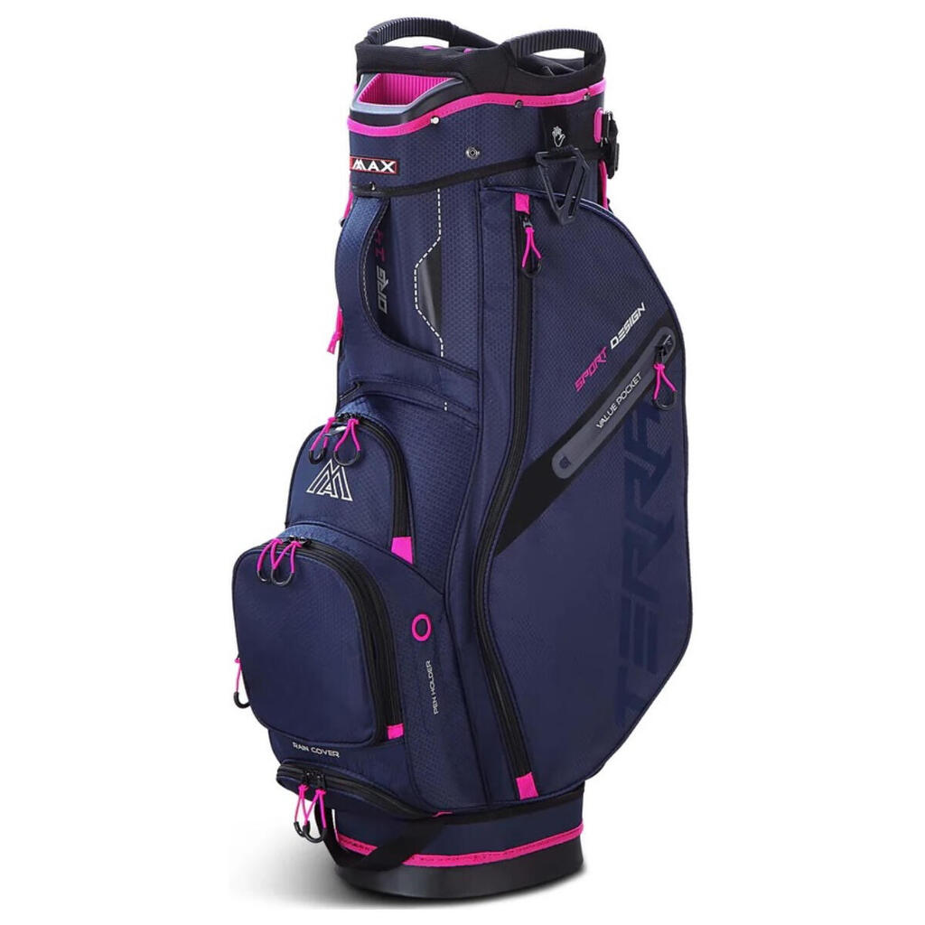 Terra Sport Golf Bag - Cartbag - Steel Blue Fuchsia