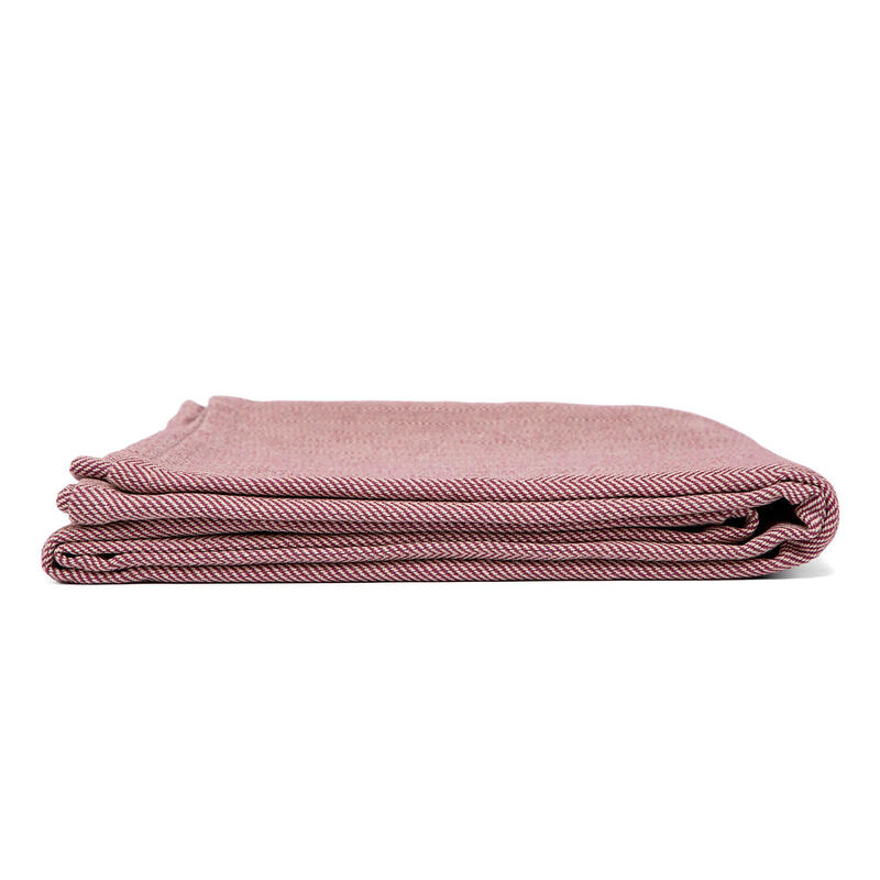 Pătură de yoga Bodhi Nidra din bumbac 150 x 200 cm - Roz