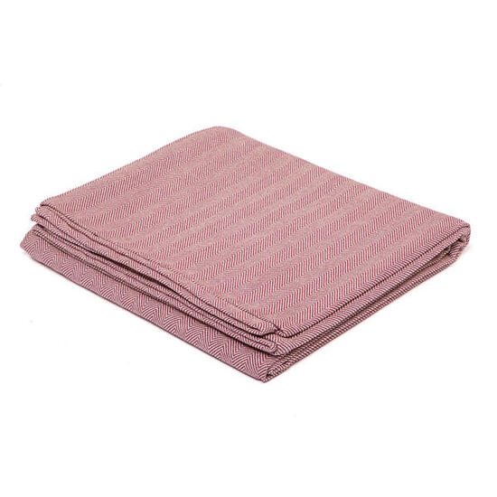 Coperta yoga in cotone Bodhi Nidra 150 x 200 cm - Rosa